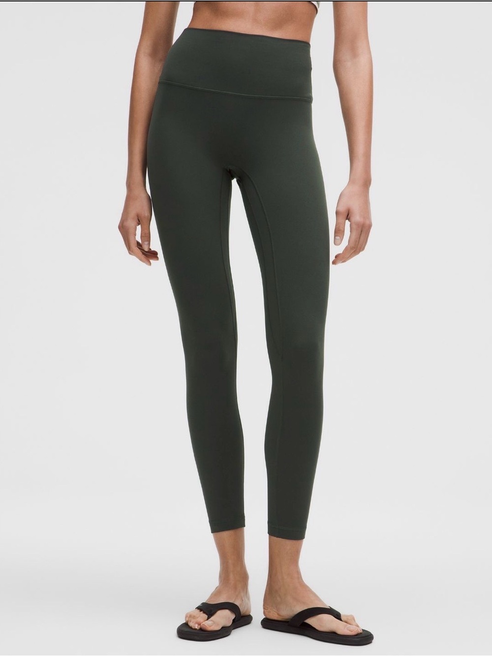 lululemon Align No Line High-Rise Pant 25" Rainforest Green NWT 6